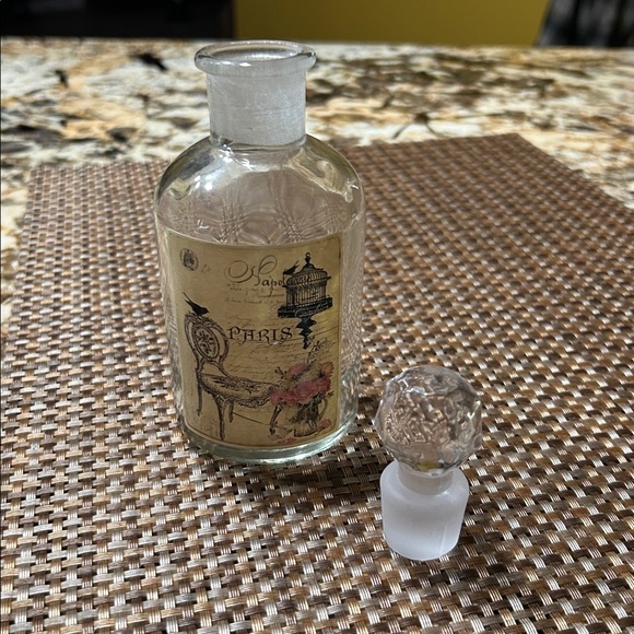 Vintage Paris Glass Perfume Bottle - Picture 3 of 7